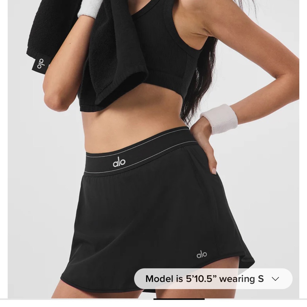 Alo Match Point Tennis Skirt